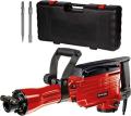 Einhell TC-DH 43 SDS Hex Demolition Hammer | 240V, 1600W Concrete Breaker Pneumatic Drill | 43 Joule Single Impact Force Jack Hammer, Vibration-Cushioned Handle, Includes Pointed and Flat Chisel NOT FOR USA